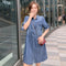 denim dress - ROUTINE FASHION